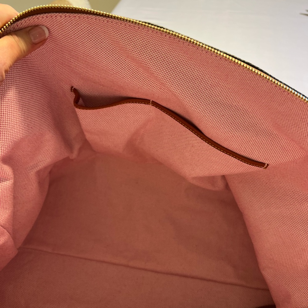 NWOT Dooney & Bourke Black Leather Weekender bag - Picture 9 of 14